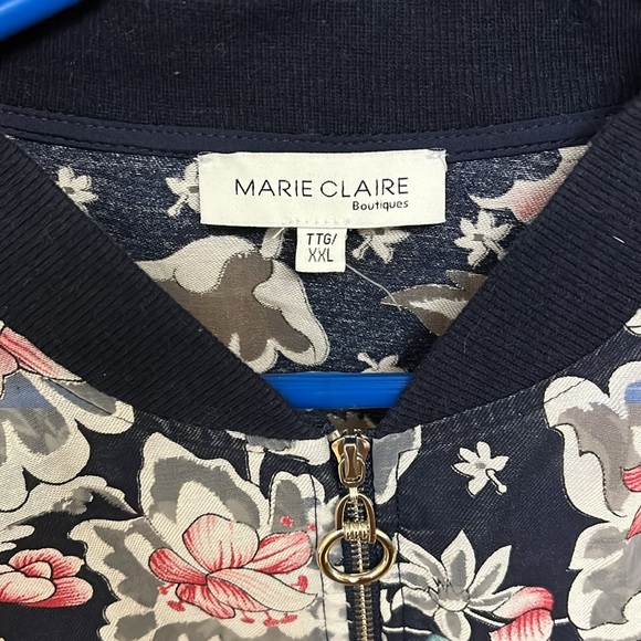 Marie Claire Boutique - Zip up Sheer Jacket - XXL - Picture 2 of 4